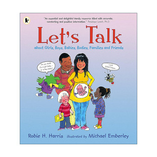 英文原版 Let's Talk About Girls Boys Babies Bodies Families and Friends 一起谈谈关于女孩男孩婴儿身体家庭和朋友