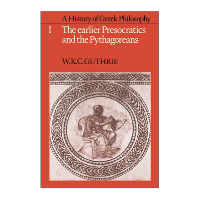 英文原版 A History of Greek Philosophy 希腊哲学史 卷一 W. K. C. Guthrie 英文版 进口英语原版书籍