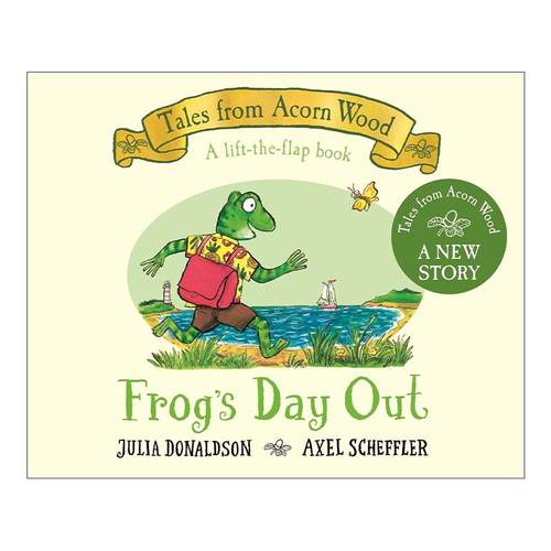 英文原版 Tales from Acorn Wood Frog's Day Out 橡树林的故事 青蛙的一天 纸板翻翻书 英文版 进口英语原版书籍
