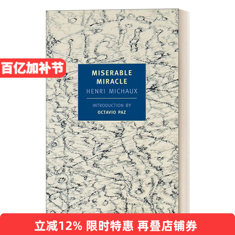英文原版 Miserable Miracle New York Review Books Classics 悲惨的奇迹 Henri Michaux 英文版 进口英语原版书籍