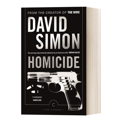 Homicide 凶年 戴维·西蒙 美剧火线原著小说进口原版英文书籍