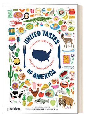 United Tastes of America 美国各州特色食物及食谱书 精装进口原版英文书籍