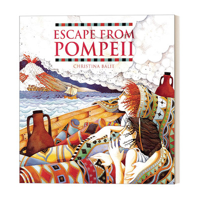 Escape from Pompeii 逃出庞贝城 历史绘本进口原版英文书籍