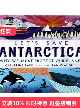 英文原版 Let's Save Antarctica 拯救南极洲 为什么我们必须保护我们的星球 精装 英文版 进口英语原版书籍