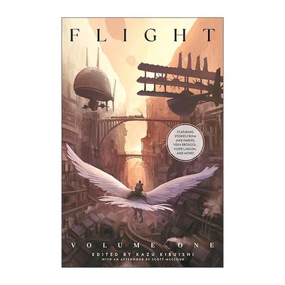 英文原版 Flight Volume One 飞系列1 奇幻科幻漫画集 Amulet护身符系列作者Kazu Kibuishi木部石 英文版 进口英语原版书籍
