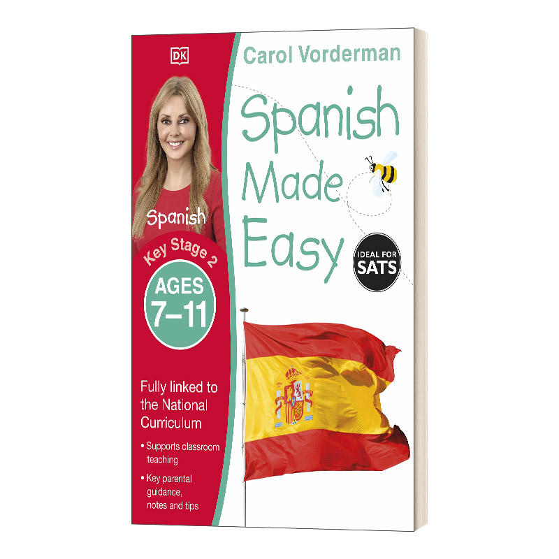 英文原版 Spanish Made Easy Ages 7-11 Key Stage 2西班牙语练习7-11岁英文版进口英语原版书籍