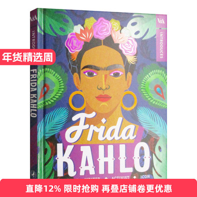 英文原版 V&A Introduces - Frida Kahlo V&A博物馆人物介绍 弗里达·卡罗 墨西哥艺术家 精装 英文版 进口英语原版书籍