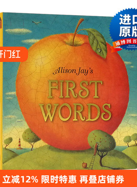 Alison Jay's First Words 让想象飞系列 字的故事  碎蛋壳画家进口原版英文书籍