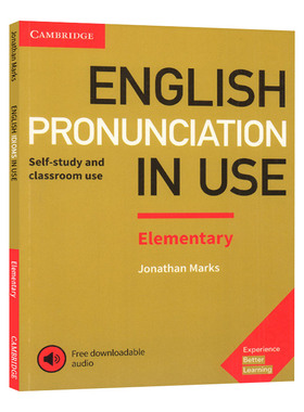 英文原版 English Pronunciation in Use Elementary Book 英语发音初级 附电子音频 英文版 进口英语原版书籍