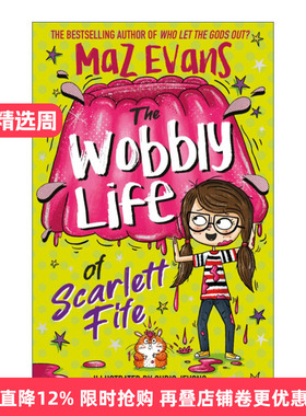 英文原版 The Wobbly Life of Scarlett Fife 斯嘉丽法夫的摇摆生活 章节桥梁书 The Exploding Life of Scarlett Fife 2 进口书籍
