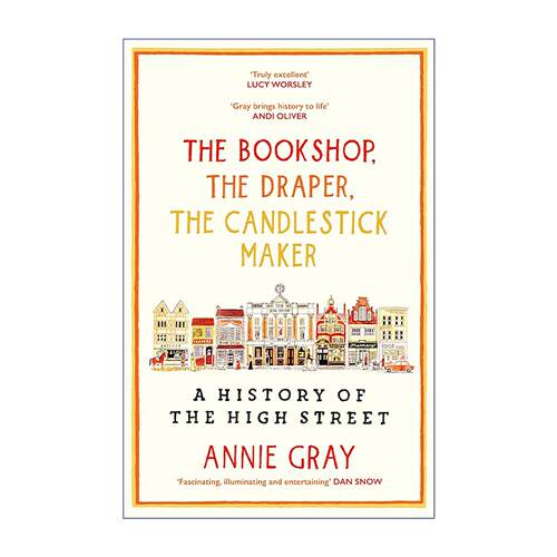 英文原版 The Bookshop The Draper The Candlestick Maker 书店 布商与蜡烛匠 通过20件物品看英国商业街简史 进口英语原版书籍