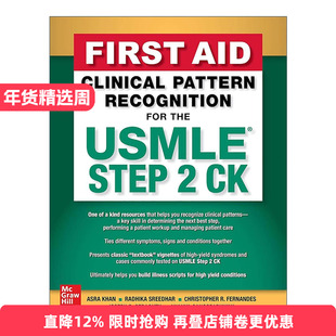 英文原版 First Aid Clinical Pattern Recognition For the Usmle Step 2 临床模式识别 精装 英文版 进口英语原版书籍