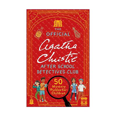 英文原版 The Official Agatha Christie After School Detectives Club 阿加莎克里斯蒂课后侦探俱乐部 50个谜题 儿童益智游戏