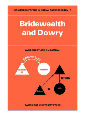 Bridewealth and Dowry 彩礼和嫁妆 杰克·古迪进口原版英文书籍