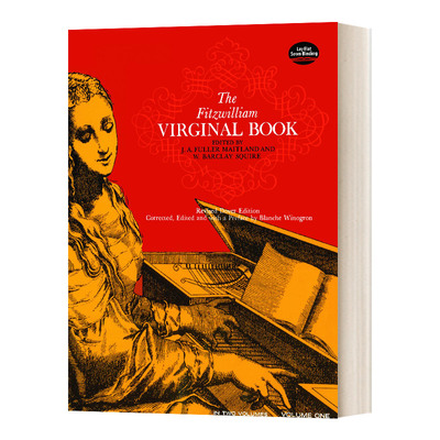 英文原版 The Fitzwilliam Virginal Book  Volume One 费茨威廉·维吉尔之书 第1卷 英文版 进口英语原版书籍
