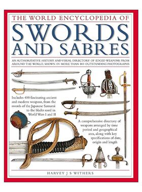 英文原版 The World Encyclopedia Of Swords And Sabres 世界刀剑百科全书 精装视觉图鉴 英文版 进口英语原版书籍