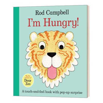 I'm Hungry! 我饿了 纸板书 Dear Zoo作者Rod Campbell进口原版英文书籍