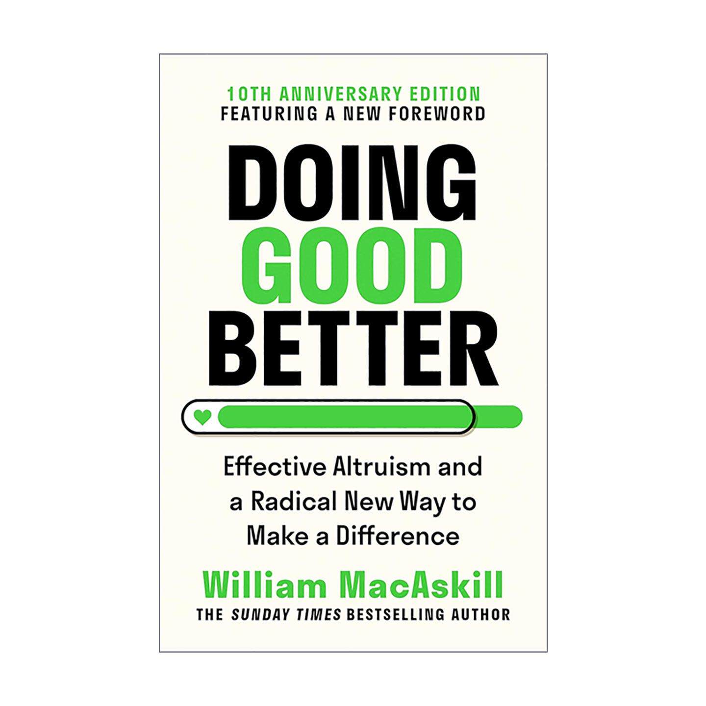 英文原版 Doing Good Better 如何更有效地做慈善 有效利他主义的实践指南 牛津大学教授威廉·麦克阿斯 英文版 进口英语原版书籍