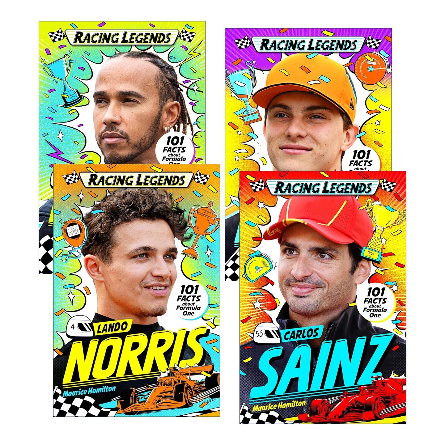 英文原版 Racing Legends F1赛车手传奇系列4册 刘易斯·汉密尔顿 卡洛斯·赛恩斯 威廉姆斯车队 英文版 进口英语原版书籍