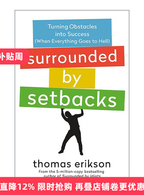 英文原版 Surrounded by Setbacks 被挫折包围 化险为夷 英文版 进口英语原版书籍