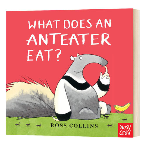 What Does an Anteater Eat 食蚁兽吃什么？纸板书进口原版英文书籍