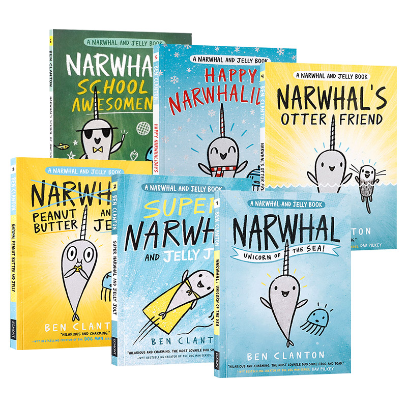 进口独角鲸和水母系列