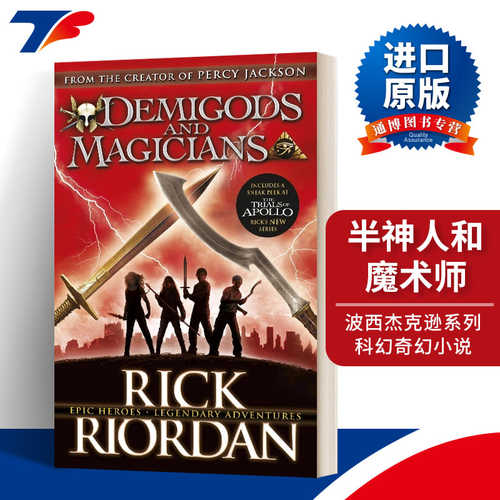英文原版 Demigods and Magicians  波西杰克逊 半神人和魔术师 英文版 进口原版英文书籍