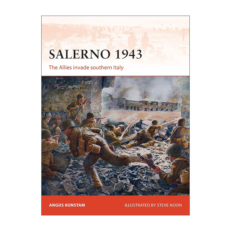 Salerno 1943 二战盟军1943萨莱诺之战 战争历史系列进口原版英文书籍