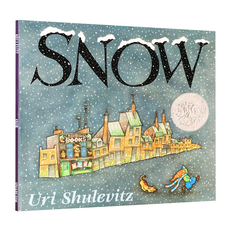 Snow下雪了 1999凯迪克银奖绘本 Uri Shulevitz进口原版英文书籍 书籍/杂志/报纸 原版其它 原图主图