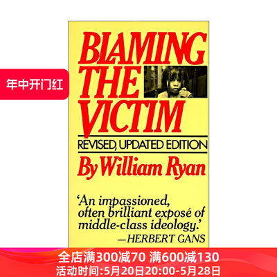 Blaming the Victim 谴责受害者 社会学 William Ryan进口原版英文书籍