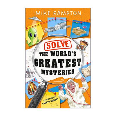 英文原版 Solve the World’s Greatest Mysteries 解开世界上伟大的未解之谜 儿童科普益智 冷知识 爆笑插图 趣味小测验 英文版