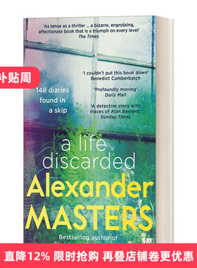 A Life Discarded 被搞丢的人生 : 废料箱里的148本日记 亚历山大·马斯特斯进口原版英文书籍