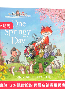 One Springy Day 春意盎然的一天 帕西爷爷的爱心公园系列进口原版英文书籍