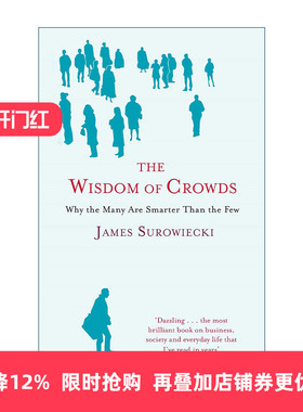 英文原版 The Wisdom of Crowds 群体的智慧 如何让个人 团队 企业与社会变得更聪明 英文版 进口英语原版书籍