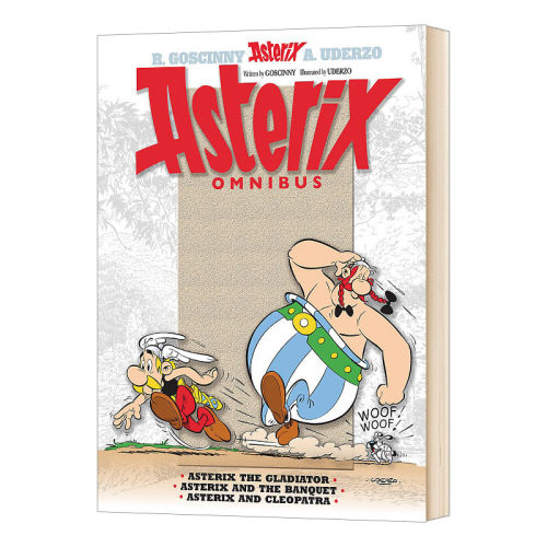 英文原版 Asterix Asterix Omnibus 2 高卢英雄历险记4-6 合订本 卷二 儿童漫画书 英文版 进口英语原版书籍