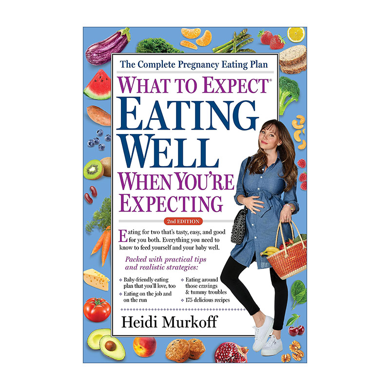 英文原版 What to Expect Eating Well When You're Expecting 海蒂怀孕大百科 孕期饮食指南 英文版 进口英语原版书籍