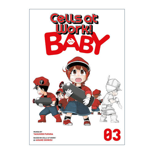 Cells at Work! Baby 3 工作细胞 婴儿篇3 漫画进口原版英文书籍