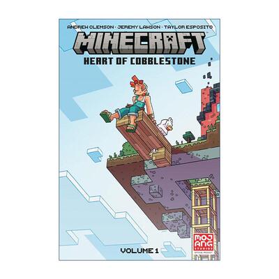 英文原版 Minecraft Heart of Cobblestone Volume 1 我的世界 鹅卵石之心 卷一 儿童奇幻漫画 英文版 进口英语原版书籍