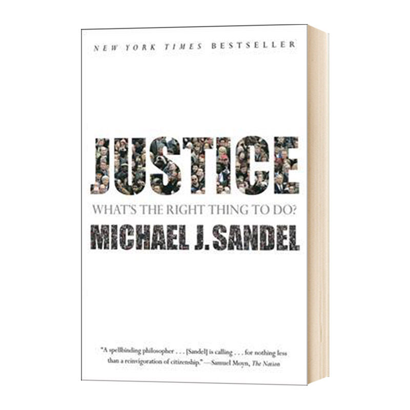 公正 该如何做是好 Justice What's the Right Thing to Do 英文原版书 做哪些事是正确 迈克尔桑德尔公开课  罗辑思维书单
