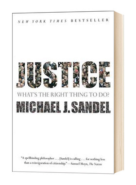 公正 该如何做是好 Justice What's the Right Thing to Do 英文原版书 做哪些事是正确 迈克尔桑德尔公开课  罗辑思维书单