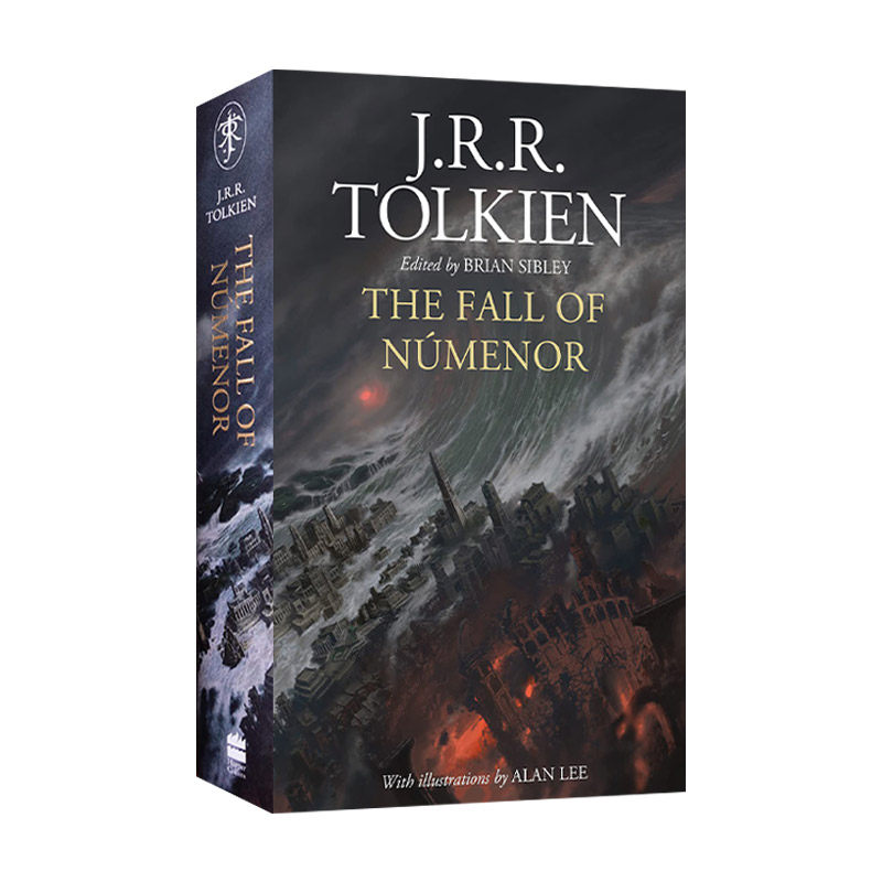 The Fall Of Númenor 努门诺尔王国的覆灭 中土世界第二纪元的故事 托尔金 精装插画版进口原版英文书籍