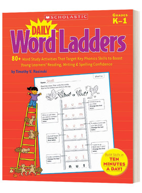 Daily Word Ladders: Grades K–1每日单词阶梯练习小学K年级一年级进口原版英文书籍