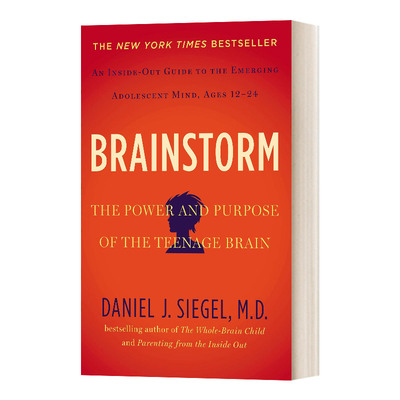 英文原版 Brainstorm the Power and Purpose of the Teenage Brain 青春期大脑风暴 青少年是如何思考与行动的 英文版 进口书籍