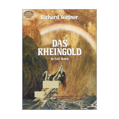 英文原版 Das Rheingold in Full Score 理查德·瓦格纳歌剧莱茵的黄金全谱 Richard Wagner 英文版 进口英语原版书籍