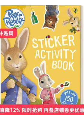 英文原版 Peter Rabbit Animation Sticker Activity Book  彼得兔动画电影 儿童贴纸活动书 英文版 进口英语原版书籍