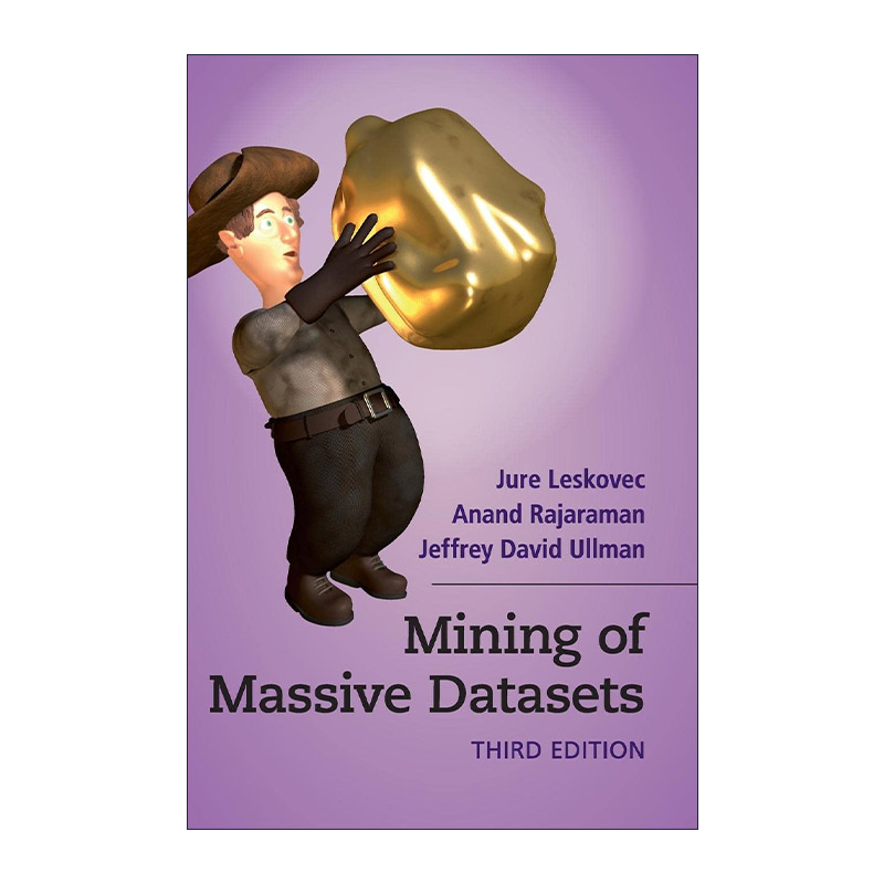 英文原版 Mining of Massive Datasets 大数据 互联网大规模数据挖掘与分布式处理 精装 英文版 进口英语原版书籍