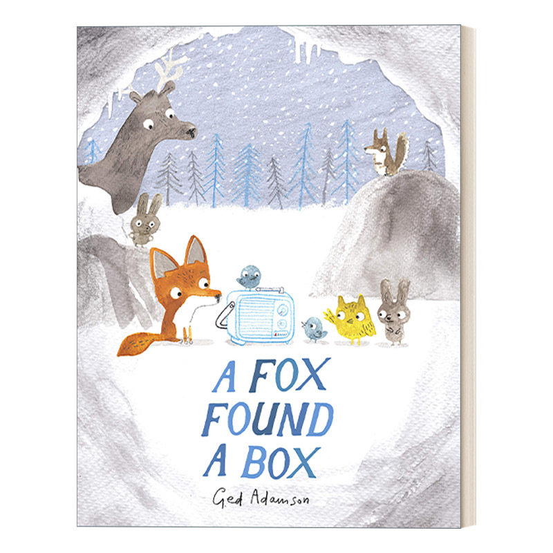 A Fox Found a Box 小狐狸找到了一个收音机 3-7岁儿童精装绘本 Ged Adamson进口原版英文书籍