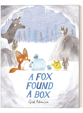 A Fox Found a Box 小狐狸找到了一个收音机 3-7岁儿童精装绘本 Ged Adamson进口原版英文书籍