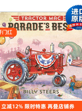 Tractor Mac Parade's Best 红色大拖拉机麦克 花车游行 精装绘本进口英文原版书籍