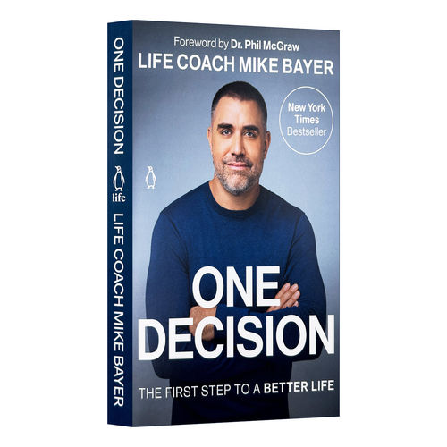 One Decision 选择 美好生活的一步 自我提升 追求幸福 Mike Bayer进口原版英文书籍
